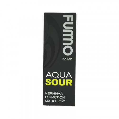 Жидкость FUMMO AQUA SOUR Черника С Кислой Малиной 20mg 30ml